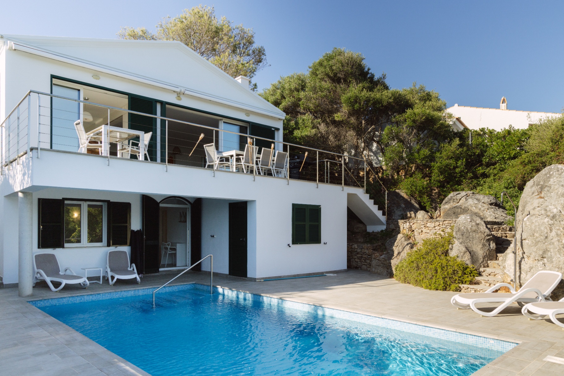 Addaia Vista — façade and pool